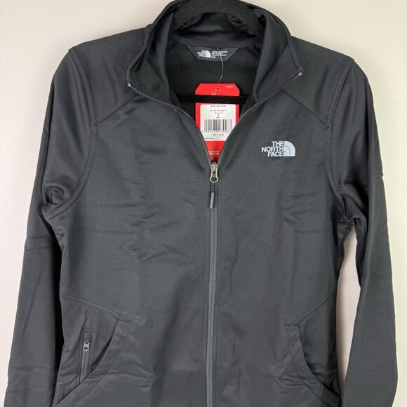The North Face Tech Mezzaluna Full Zip Jacket Women’s M Black Lightweight - Picture 3 of 9